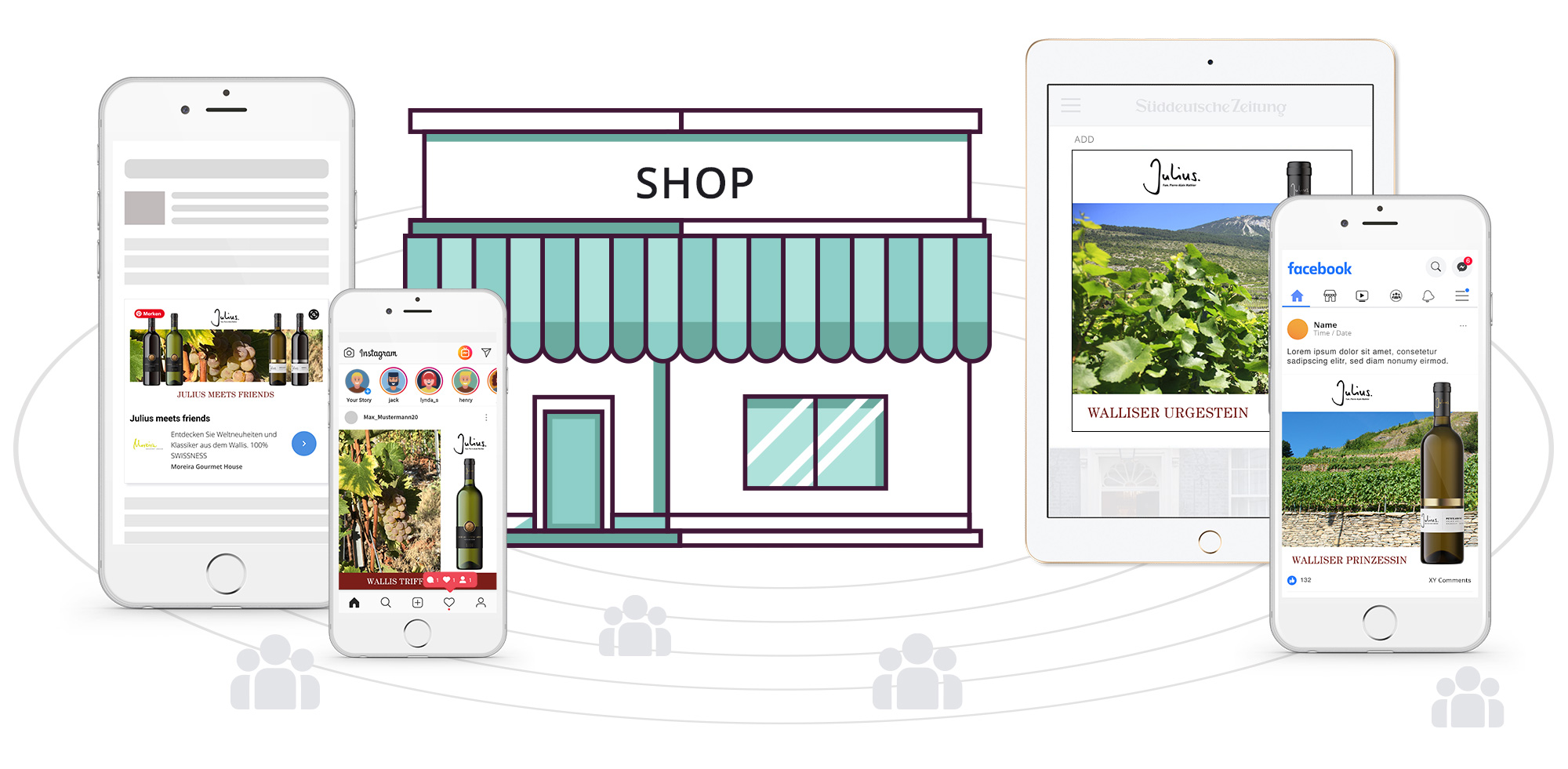 This way, retailers can reach their local target group online - simply and without any special marketing knowledge!