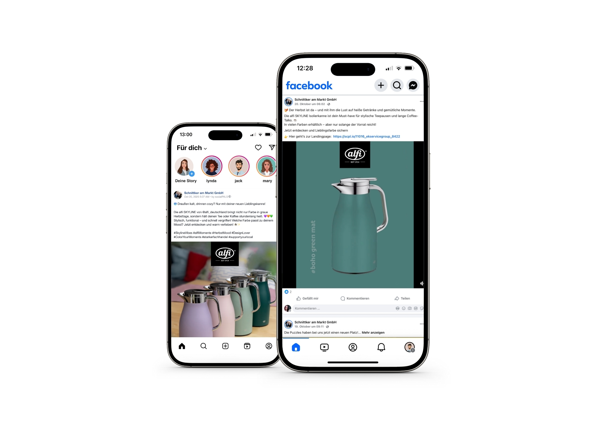 Mit professionellen Anzeigen machen EK Partner auf sich aufmerksam.
